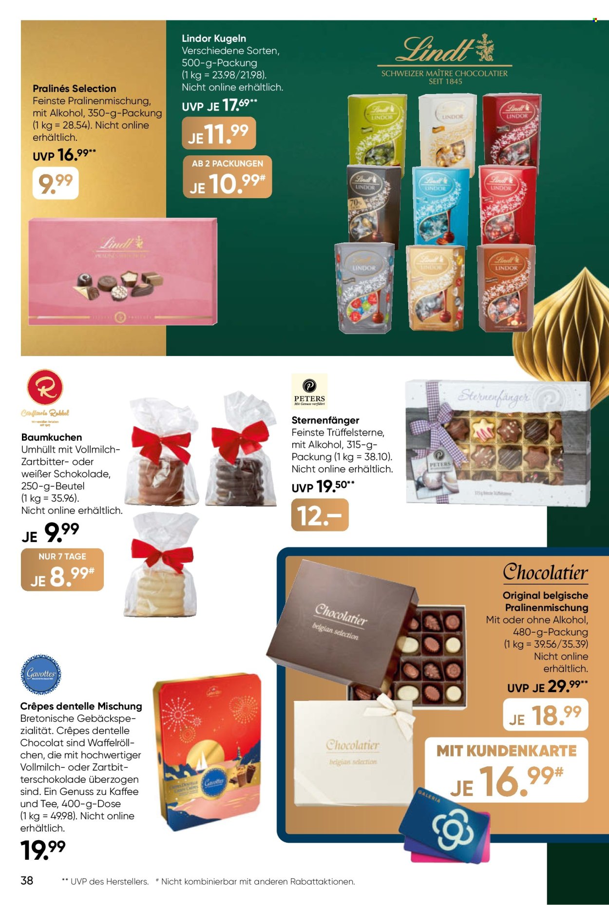 GALERIA Karstadt Kaufhof Prospekte  - 9.12.2024 - 15.12.2024. Seite 38