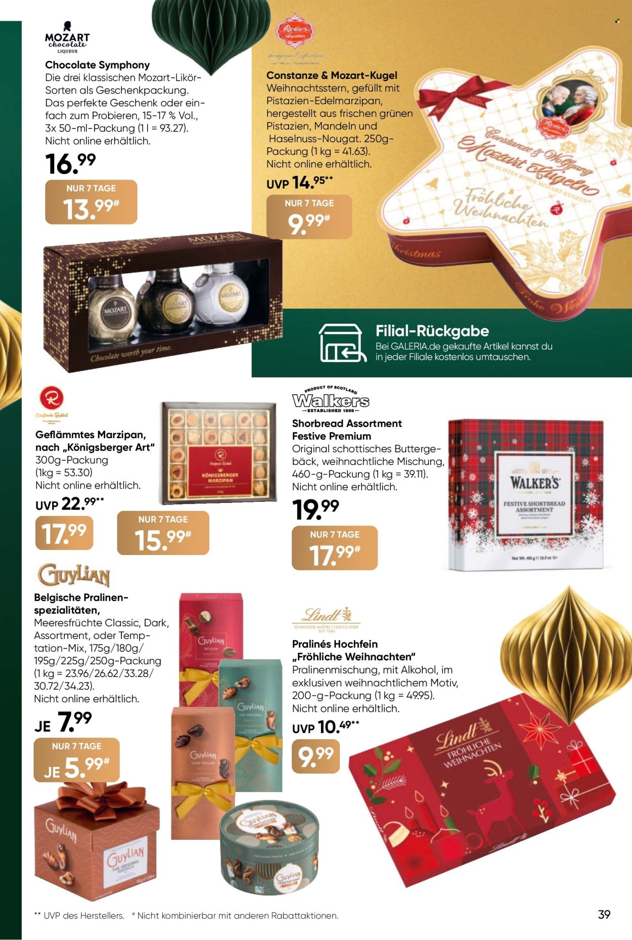 GALERIA Karstadt Kaufhof Prospekte  - 9.12.2024 - 15.12.2024. Seite 39