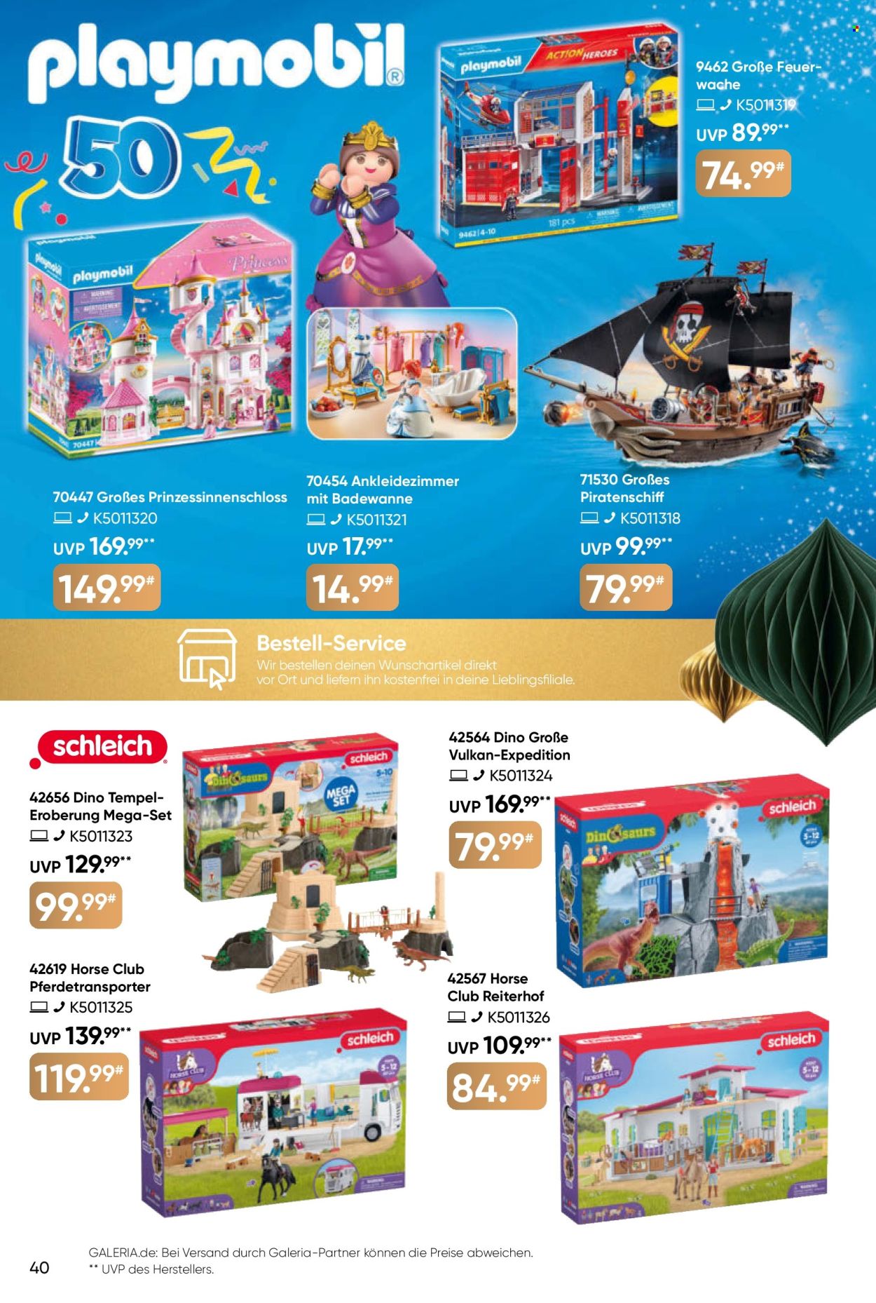 GALERIA Karstadt Kaufhof Prospekte  - 9.12.2024 - 15.12.2024. Seite 40