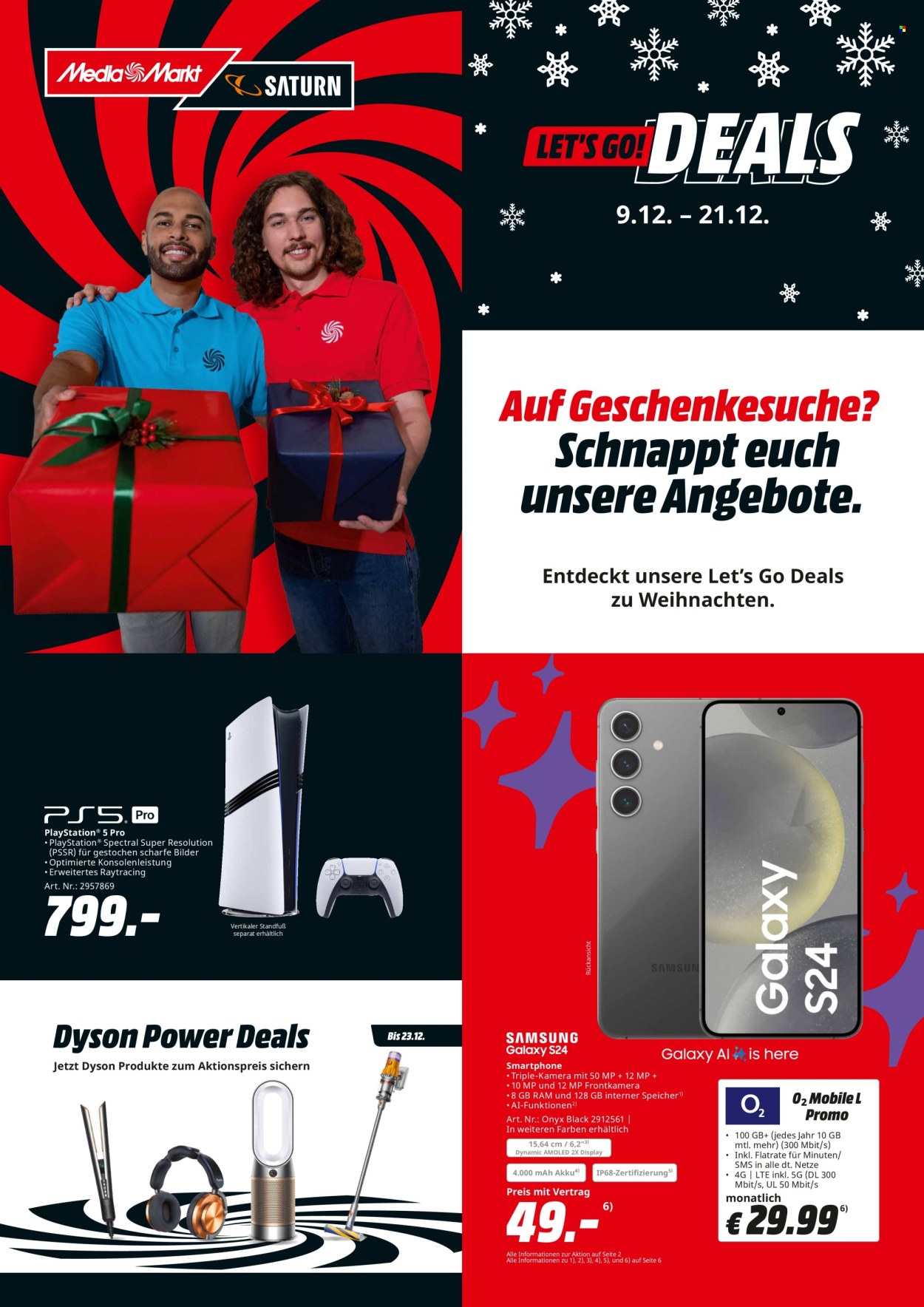 Saturn Prospekte  - 9.12.2024 - 23.12.2024. Seite 1
