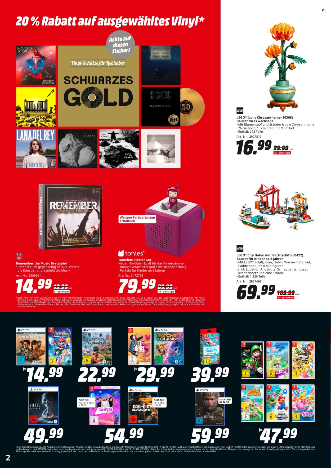 MediaMarkt Prospekte  - 9.12.2024 - 23.12.2024. Seite 2