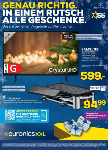 Prospekte Euronics - 4.12.2024 - 15.12.2024.