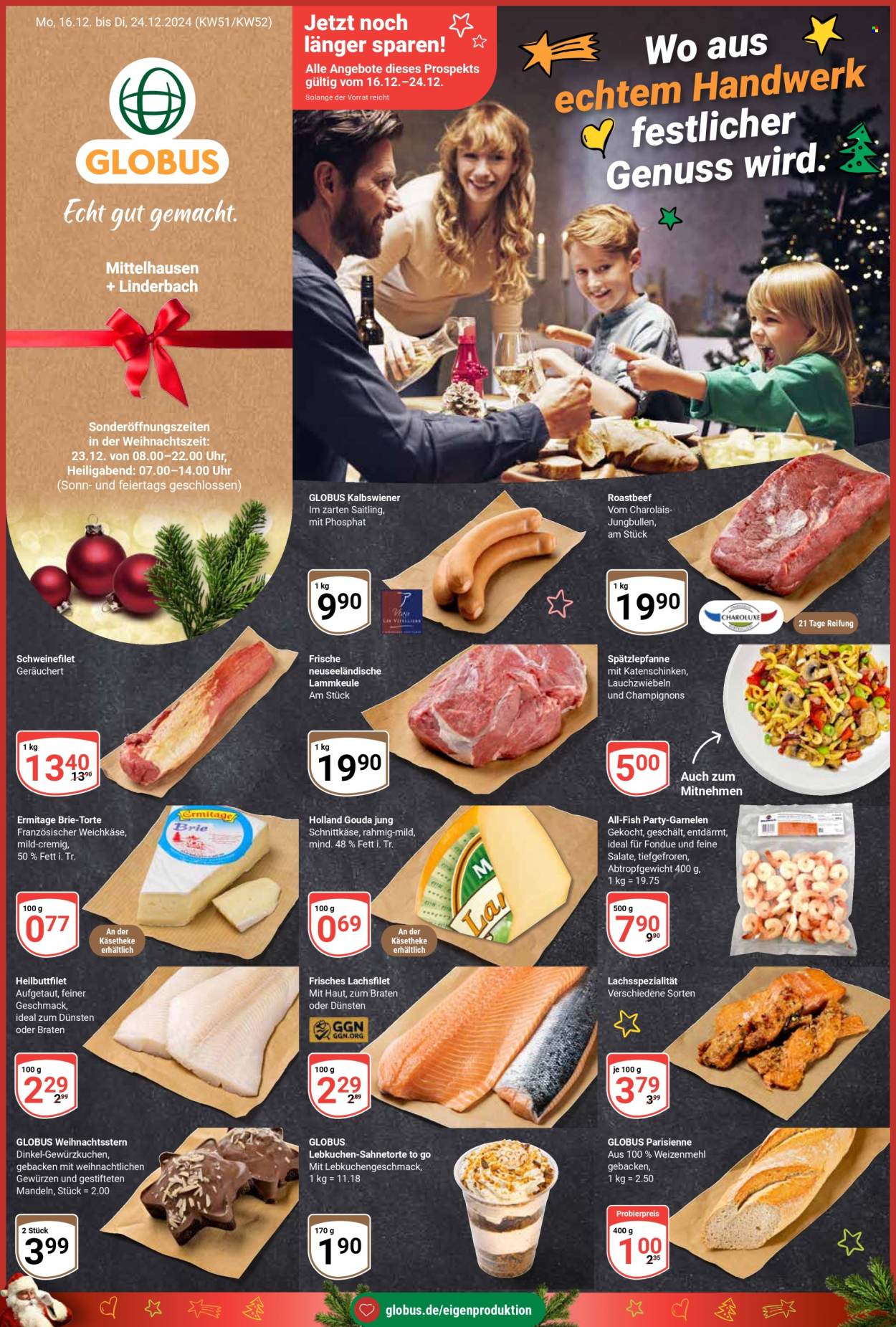 Globus Prospekte  - 16.12.2024 - 24.12.2024. Seite 1