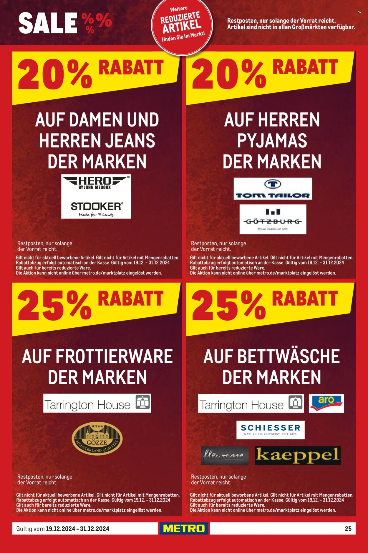 Metro Prospekte  - 19.12.2024 - 31.12.2024. Seite 25