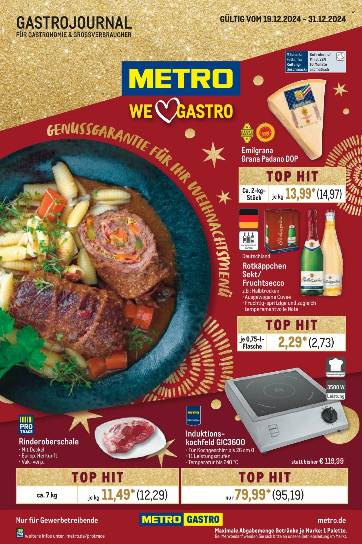 Metro Prospekte  - 19.12.2024 - 31.12.2024. Seite 1