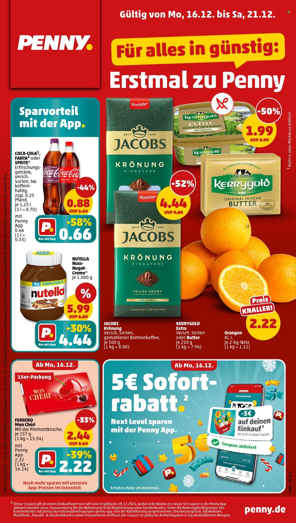 Penny Prospekte  - 16.12.2024 - 21.12.2024. Seite 1
