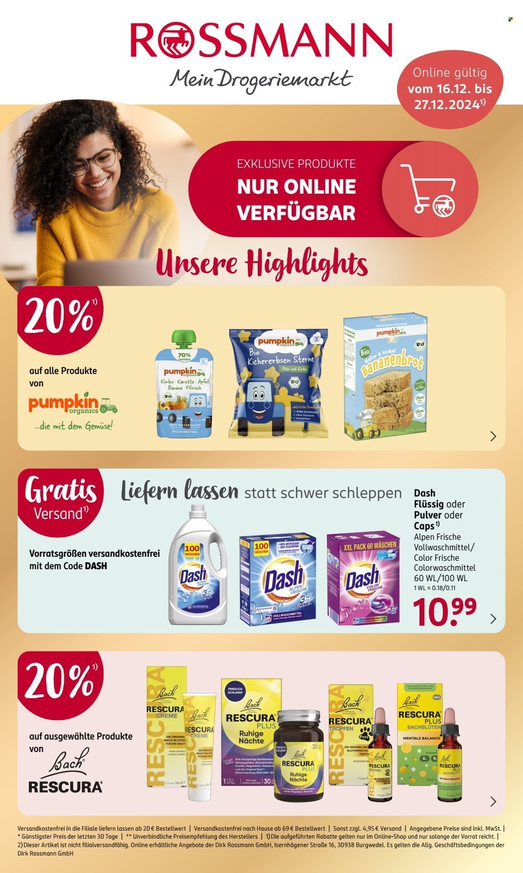 Rossmann Prospekte  - 16.12.2024 - 27.12.2024. Seite 1