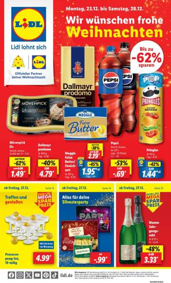 Prospekte Lidl - 23.12.2024 - 28.12.2024.