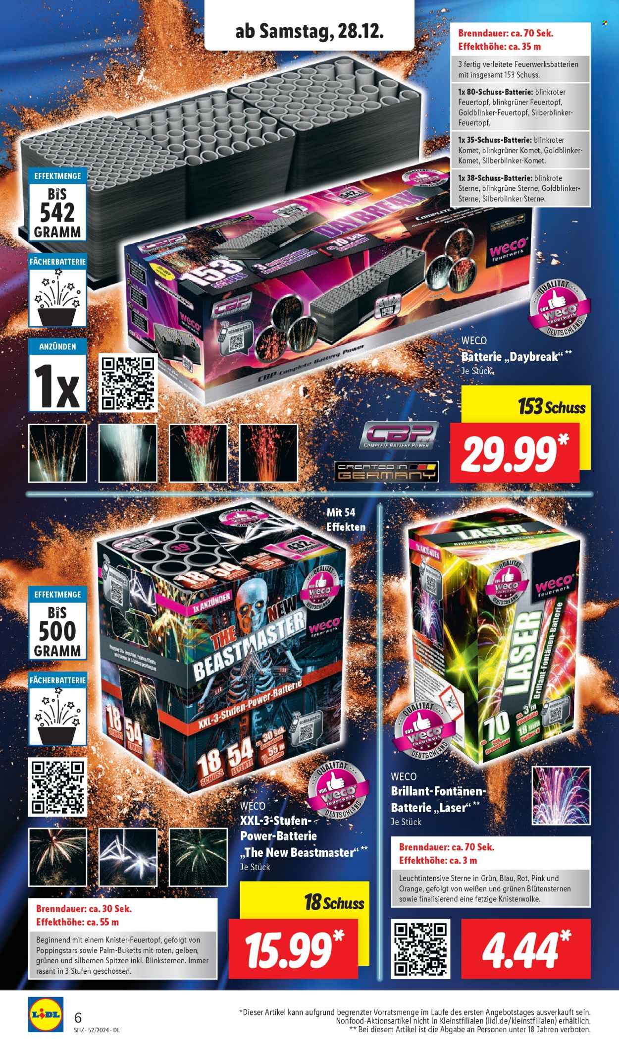 Lidl Prospekte  - 28.12.2024 - 31.12.2024. Seite 6
