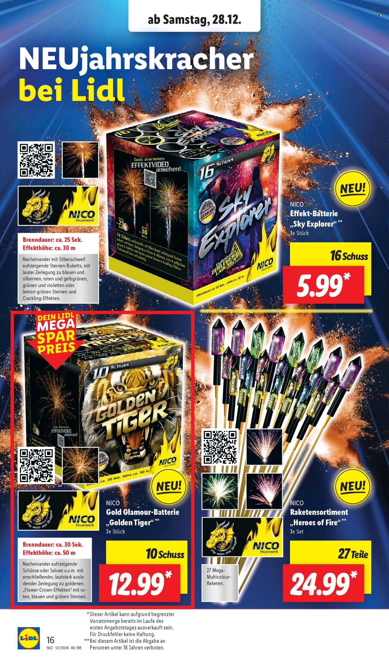 Lidl Prospekte  - 28.12.2024 - 31.12.2024. Seite 16