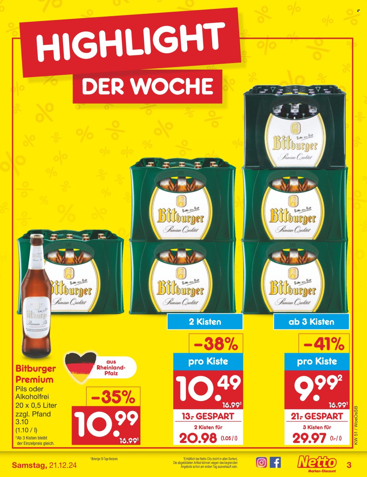 Netto Marken-Discount Prospekte  - 16.12.2024 - 21.12.2024. Seite 3
