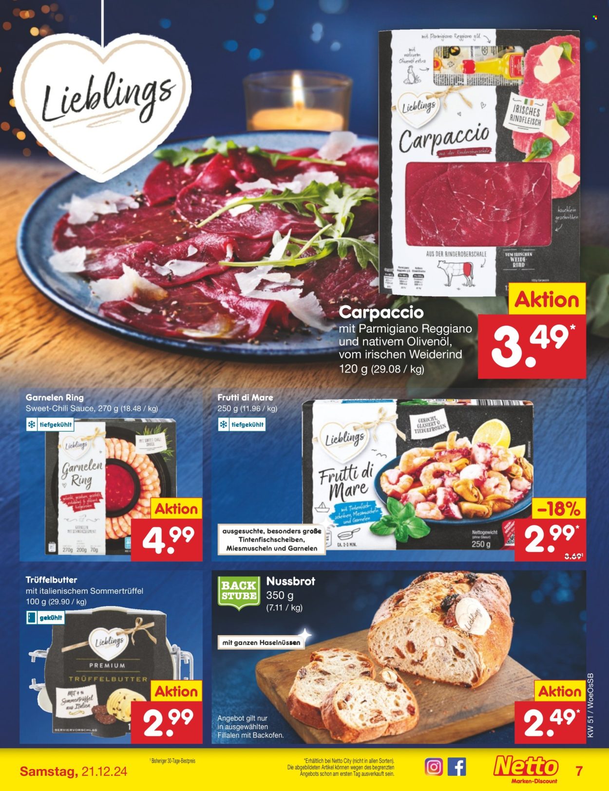 Netto Marken-Discount Prospekte  - 16.12.2024 - 21.12.2024. Seite 7