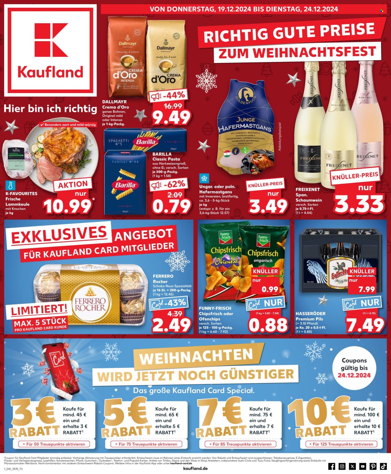 Kaufland Prospekte  - 19.12.2024 - 24.12.2024. Seite 1