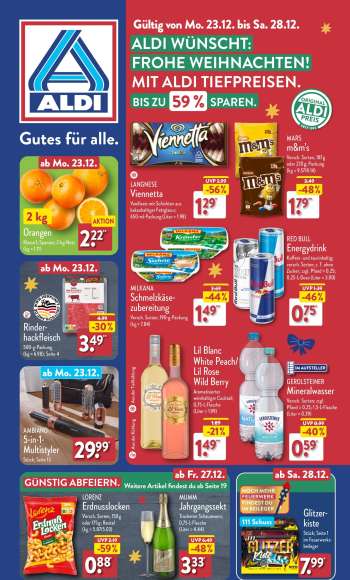 Prospekte ALDI Nord - 23.12.2024 - 28.12.2024.