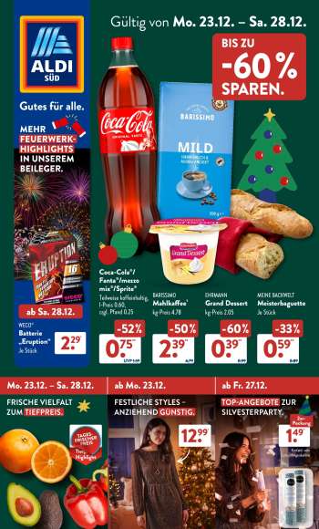 Prospekte ALDI SÜD - 23.12.2024 - 28.12.2024.