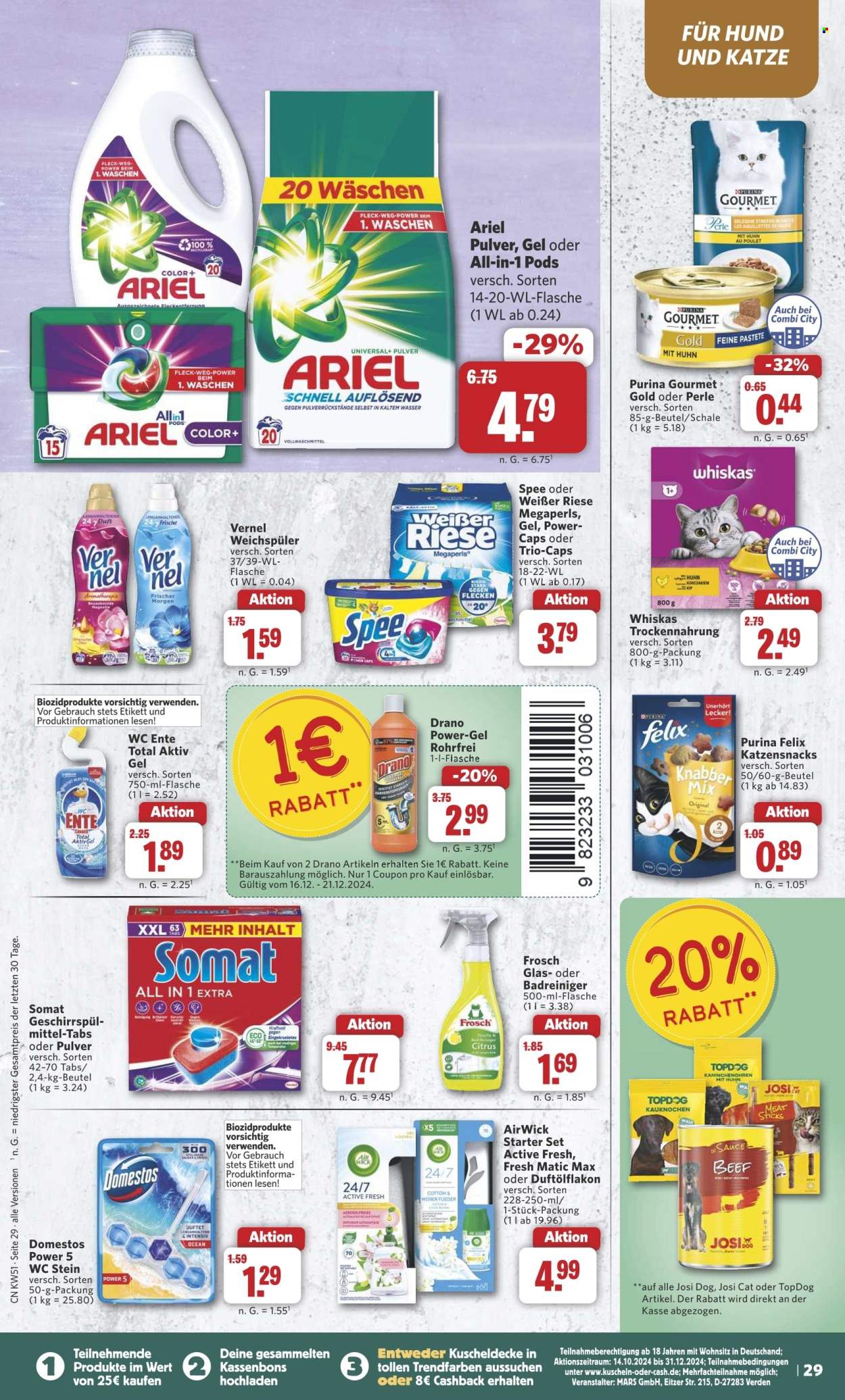 Combi Prospekte  - 16.12.2024 - 24.12.2024. Seite 29