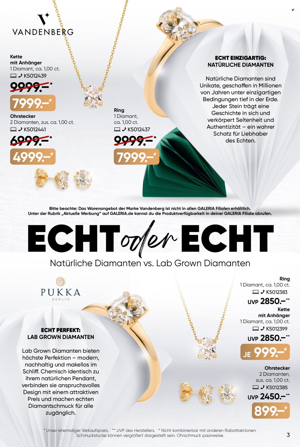 GALERIA Karstadt Kaufhof Prospekte  - 16.12.2024 - 22.12.2024. Seite 3