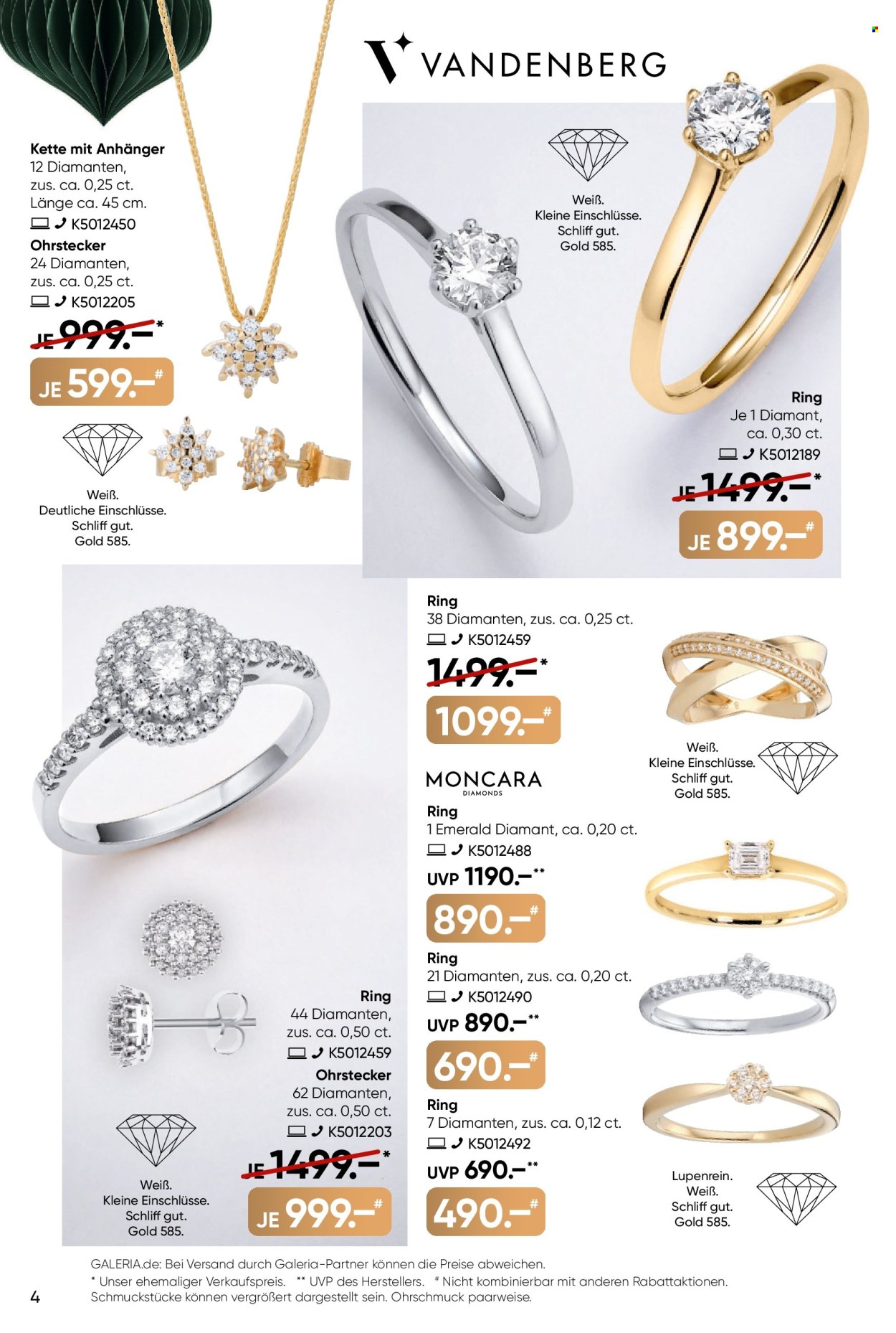 GALERIA Karstadt Kaufhof Prospekte  - 16.12.2024 - 22.12.2024. Seite 4