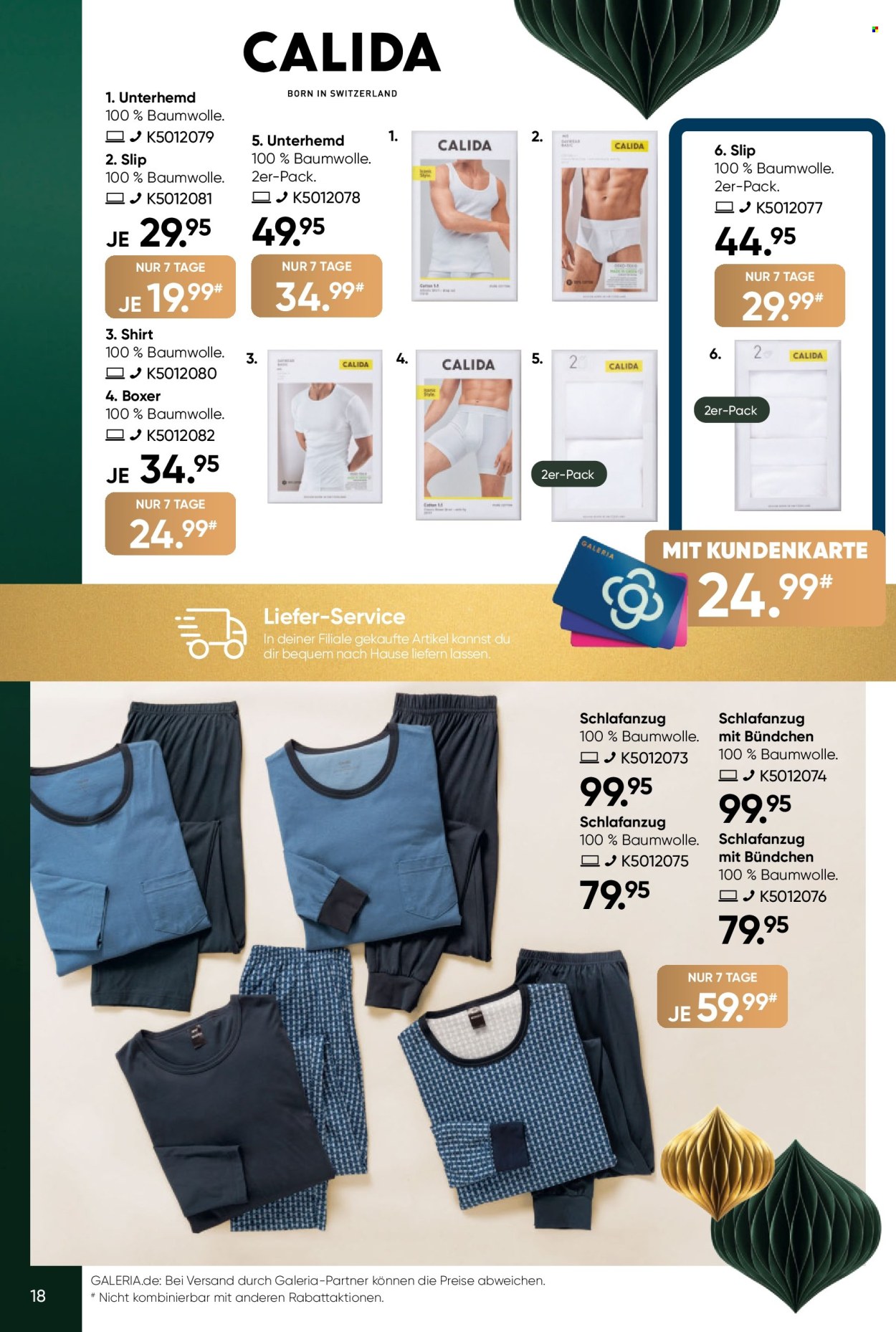 GALERIA Karstadt Kaufhof Prospekte  - 16.12.2024 - 22.12.2024. Seite 18