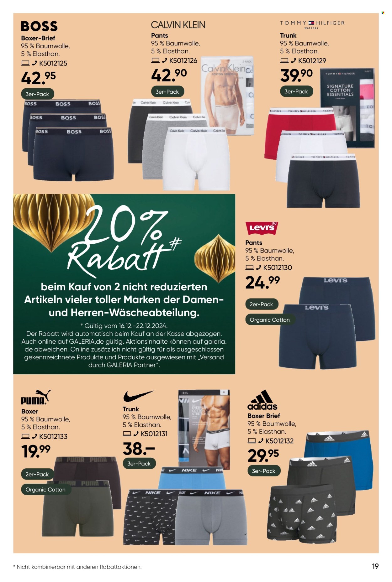 GALERIA Karstadt Kaufhof Prospekte  - 16.12.2024 - 22.12.2024. Seite 19