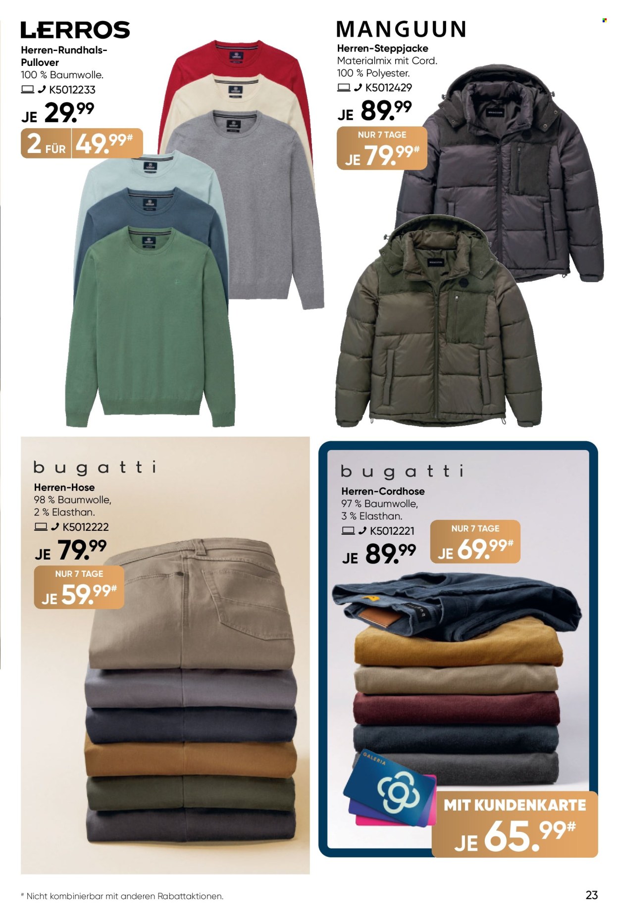 GALERIA Karstadt Kaufhof Prospekte  - 16.12.2024 - 22.12.2024. Seite 23