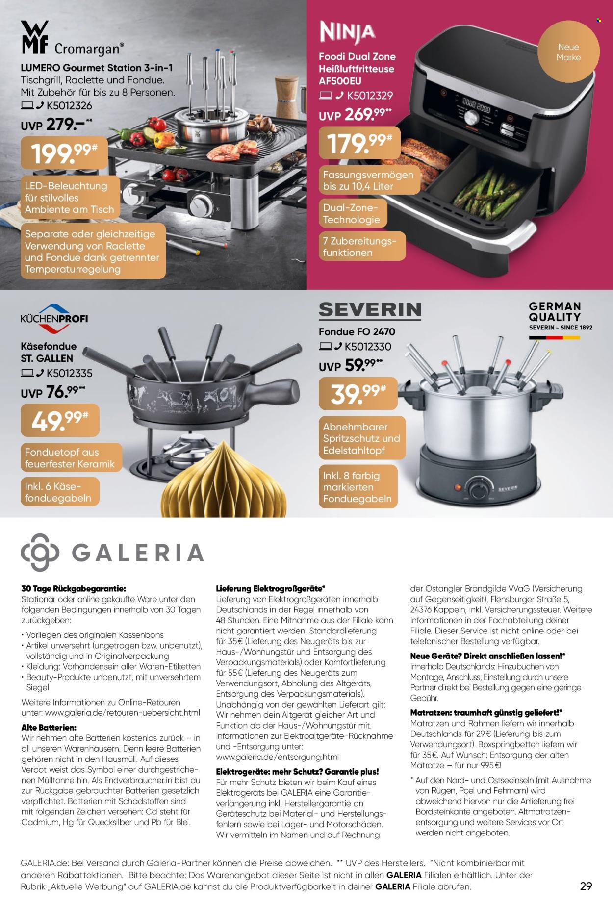 GALERIA Karstadt Kaufhof Prospekte  - 16.12.2024 - 22.12.2024. Seite 29