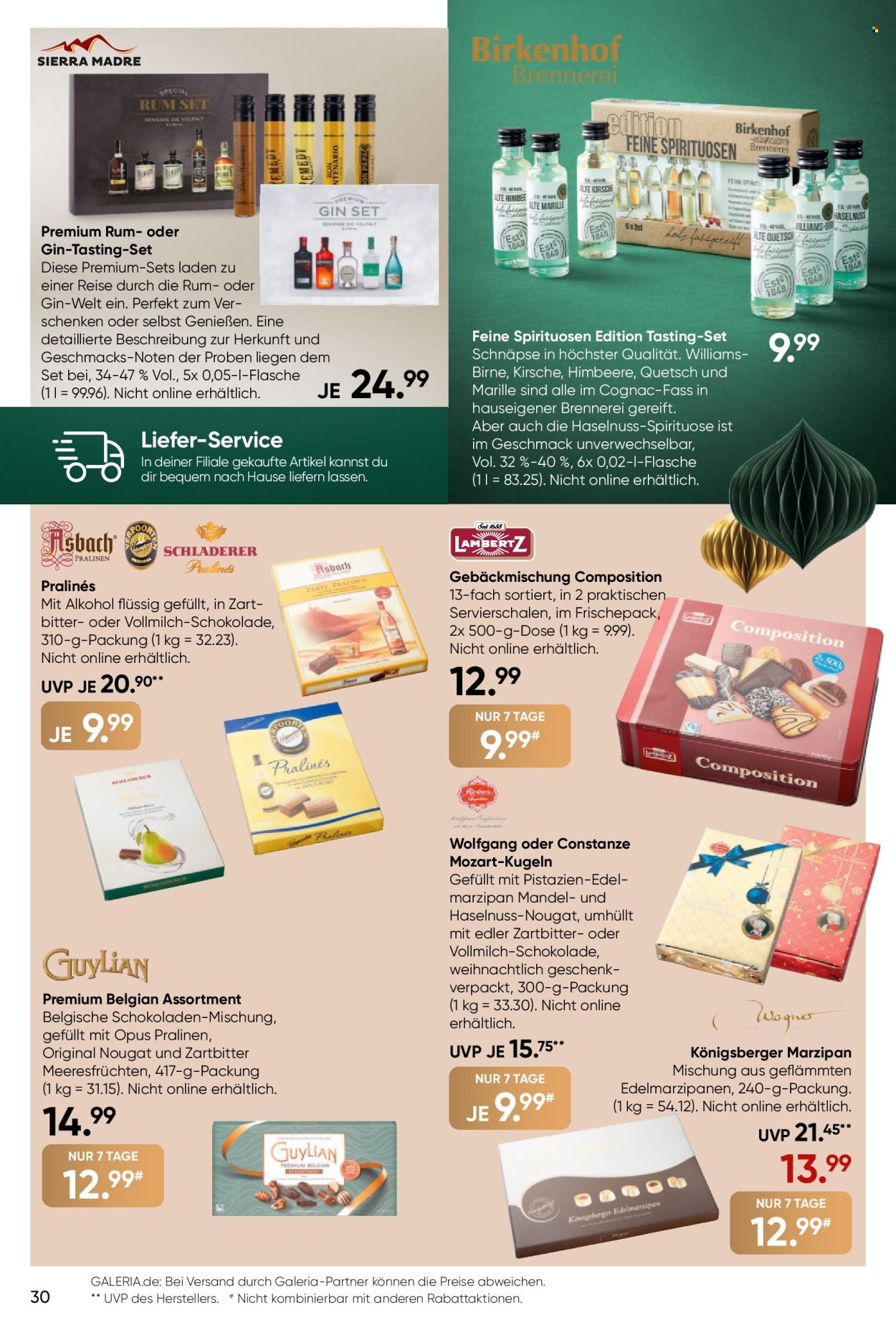 GALERIA Karstadt Kaufhof Prospekte  - 16.12.2024 - 22.12.2024. Seite 30