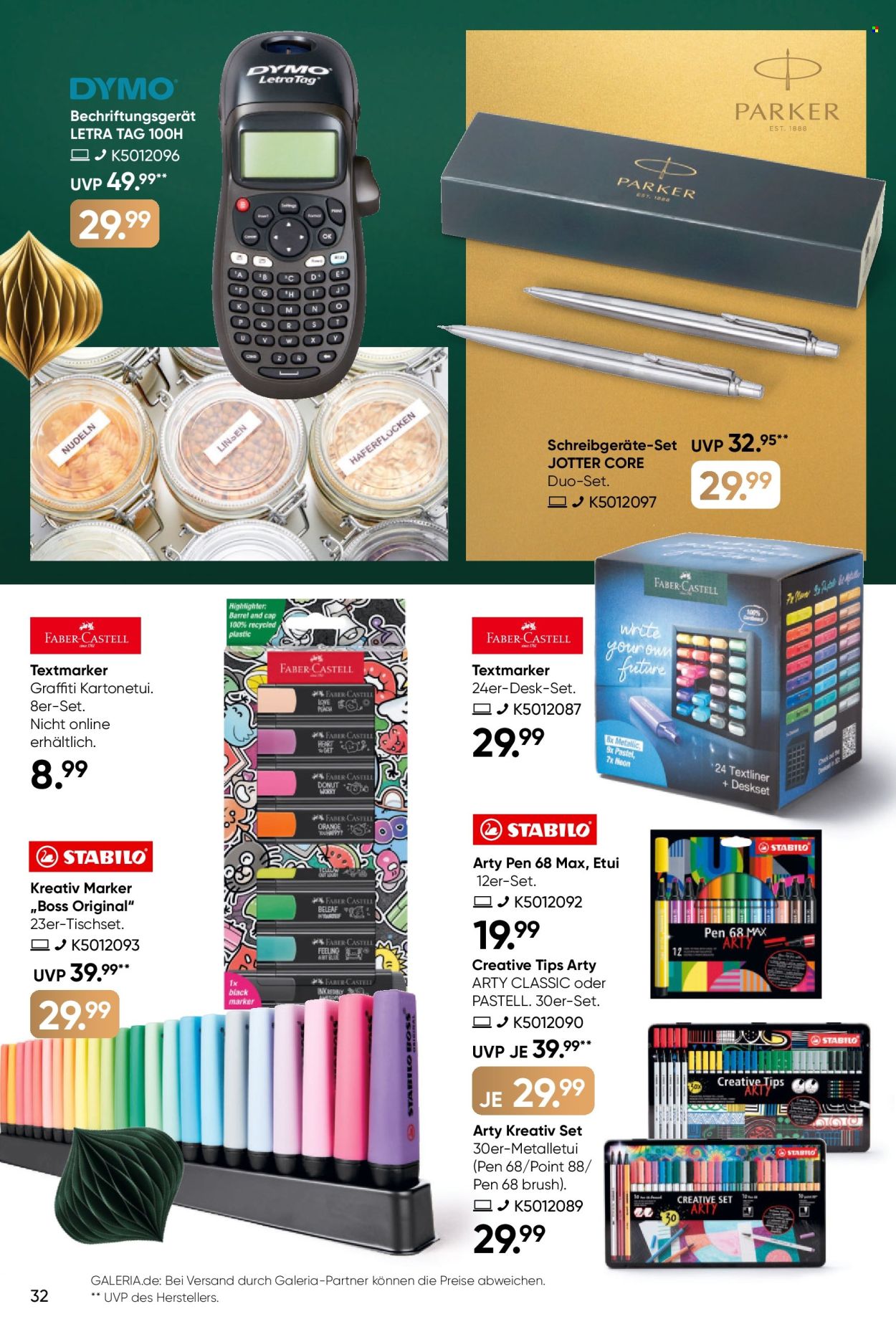 GALERIA Karstadt Kaufhof Prospekte  - 16.12.2024 - 22.12.2024. Seite 32