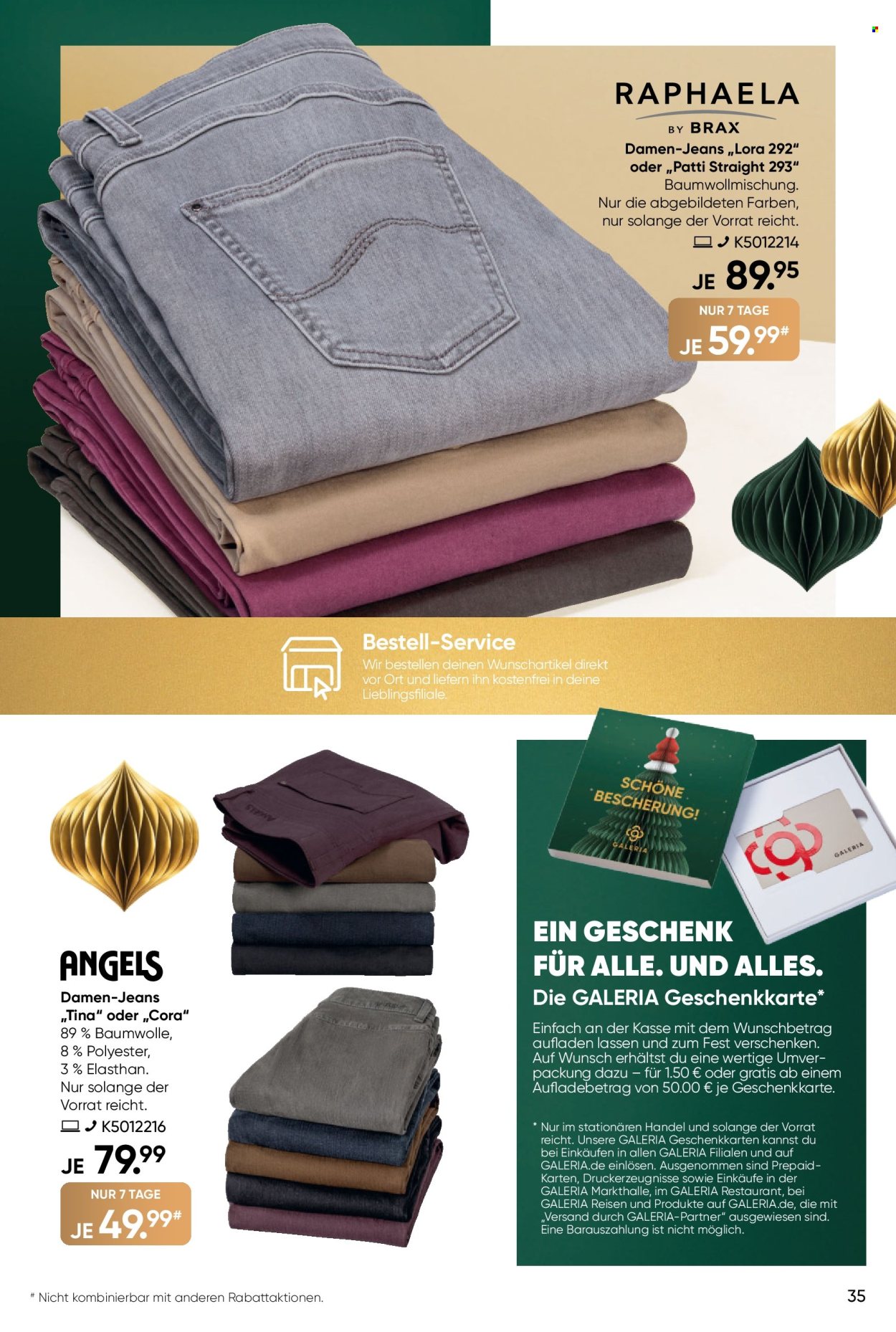 GALERIA Karstadt Kaufhof Prospekte  - 16.12.2024 - 22.12.2024. Seite 35