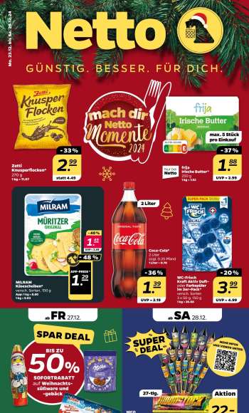 Prospekte Netto - 23.12.2024 - 28.12.2024.