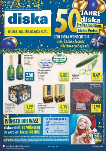 Prospekte Diska - 16.12.2024 - 21.12.2024.