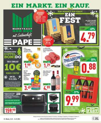 Prospekte Marktkauf - 16.12.2024 - 21.12.2024.