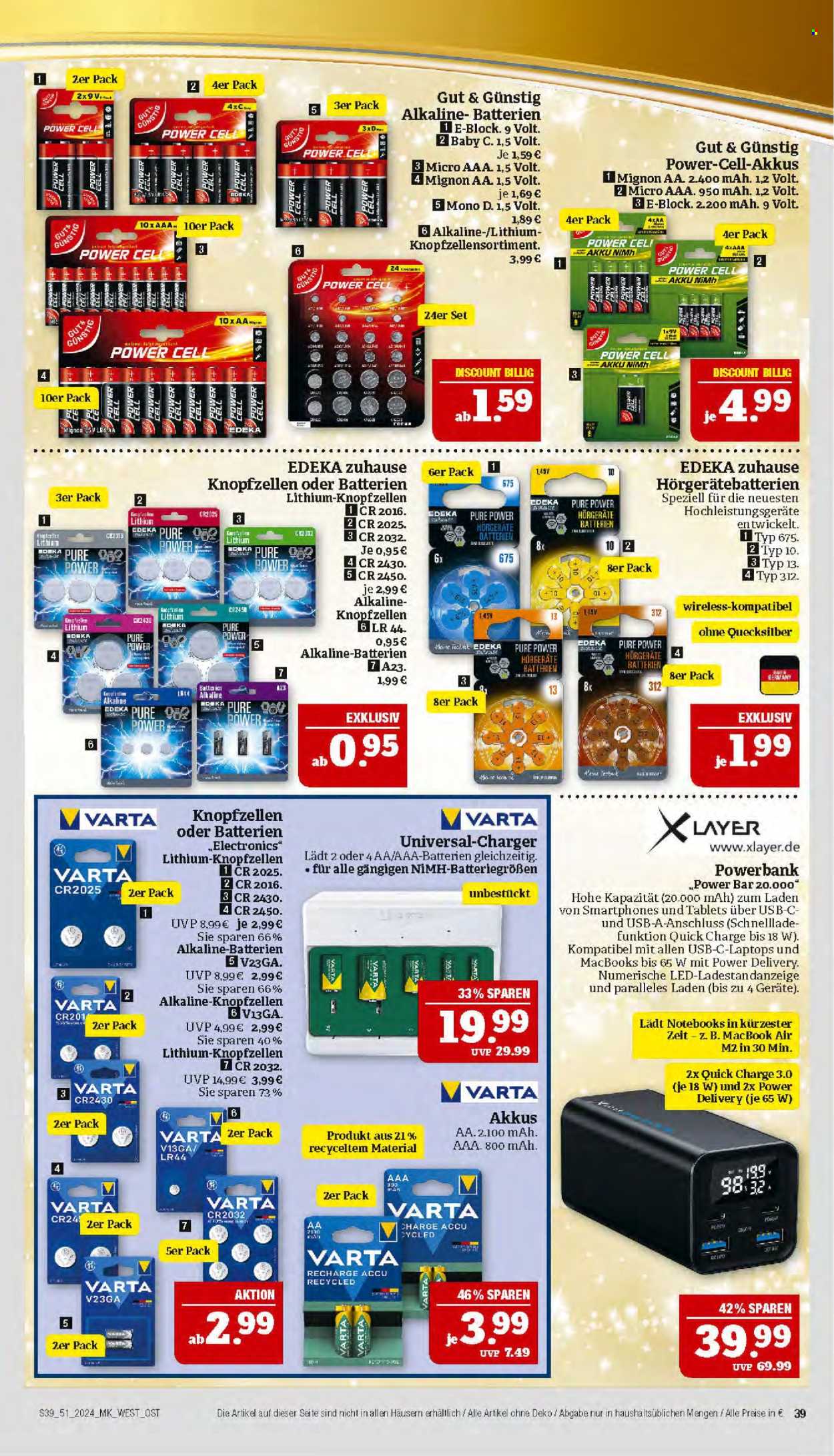 Marktkauf Prospekte  - 16.12.2024 - 21.12.2024. Seite 39