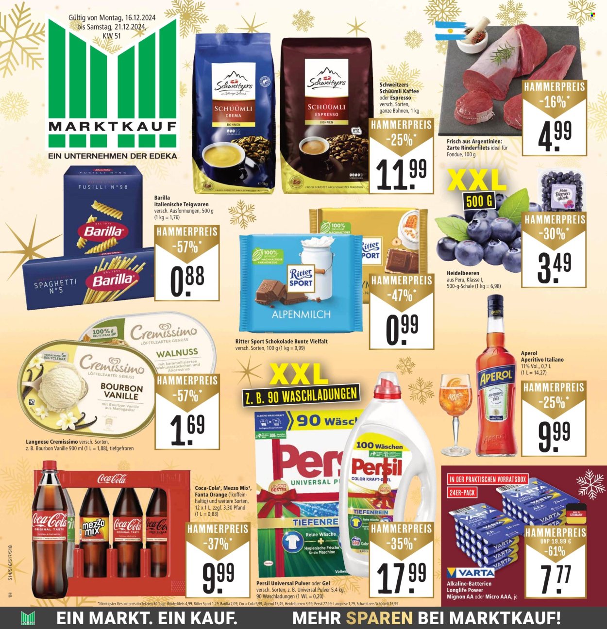 Marktkauf Prospekte  - 16.12.2024 - 21.12.2024. Seite 1
