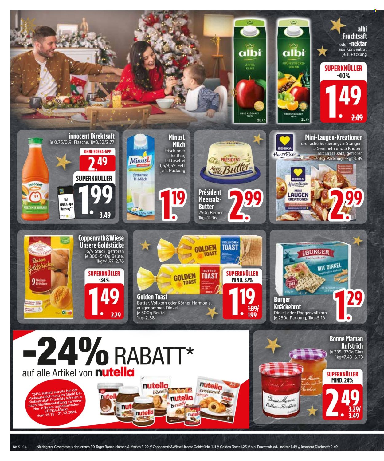 Edeka Prospekte  - 16.12.2024 - 21.12.2024. Seite 6