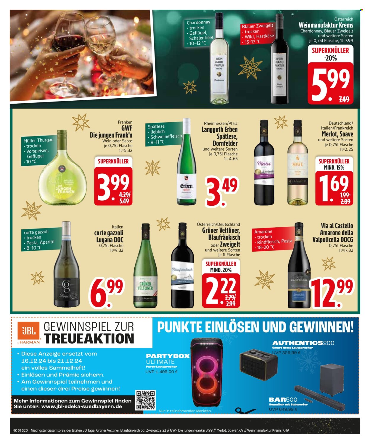 Edeka Prospekte  - 16.12.2024 - 21.12.2024. Seite 22