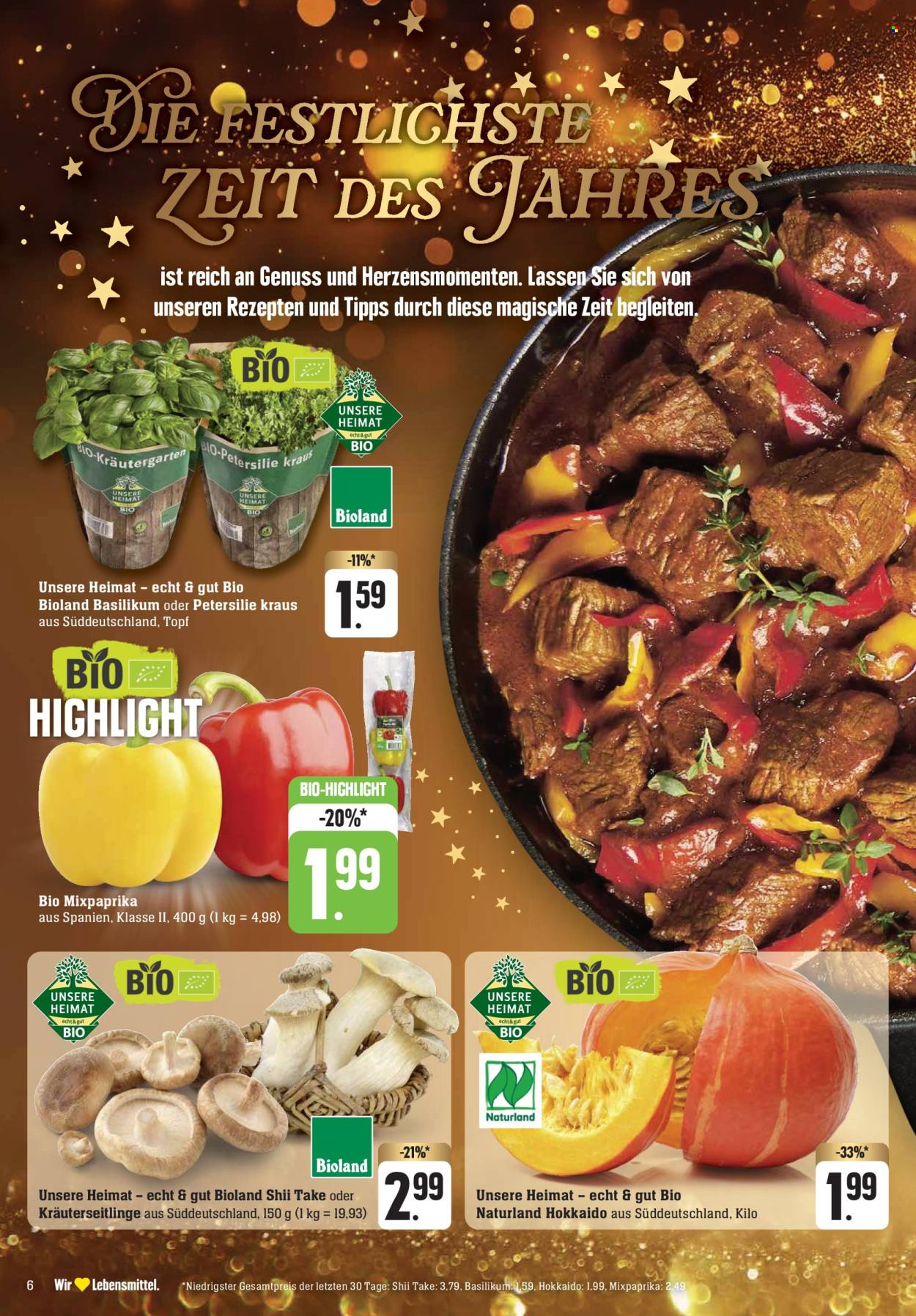 Edeka Prospekte  - 16.12.2024 - 21.12.2024. Seite 6