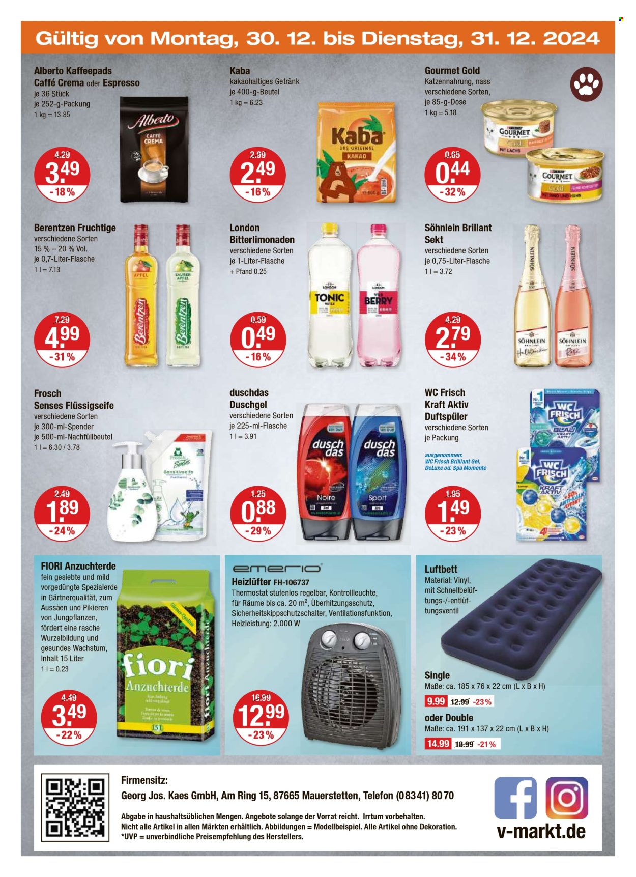 V-Markt Prospekte  - 27.12.2024 - 31.12.2024. Seite 24