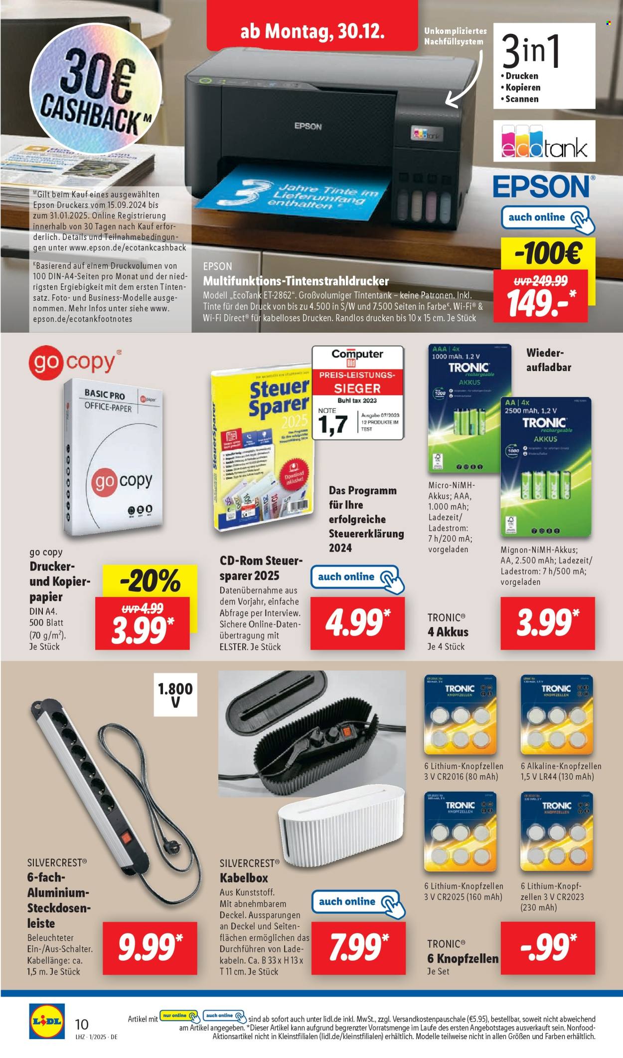 Lidl Prospekte  - 30.12.2024 - 4.01.2025. Seite 12