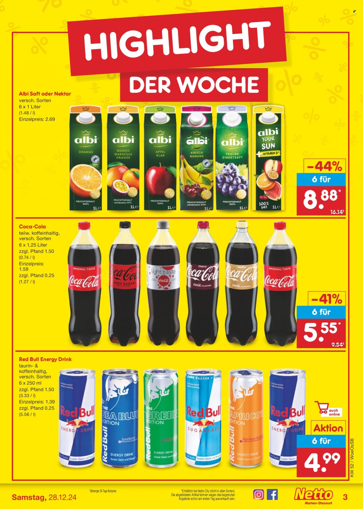 Netto Marken-Discount Prospekte  - 23.12.2024 - 28.12.2024. Seite 3