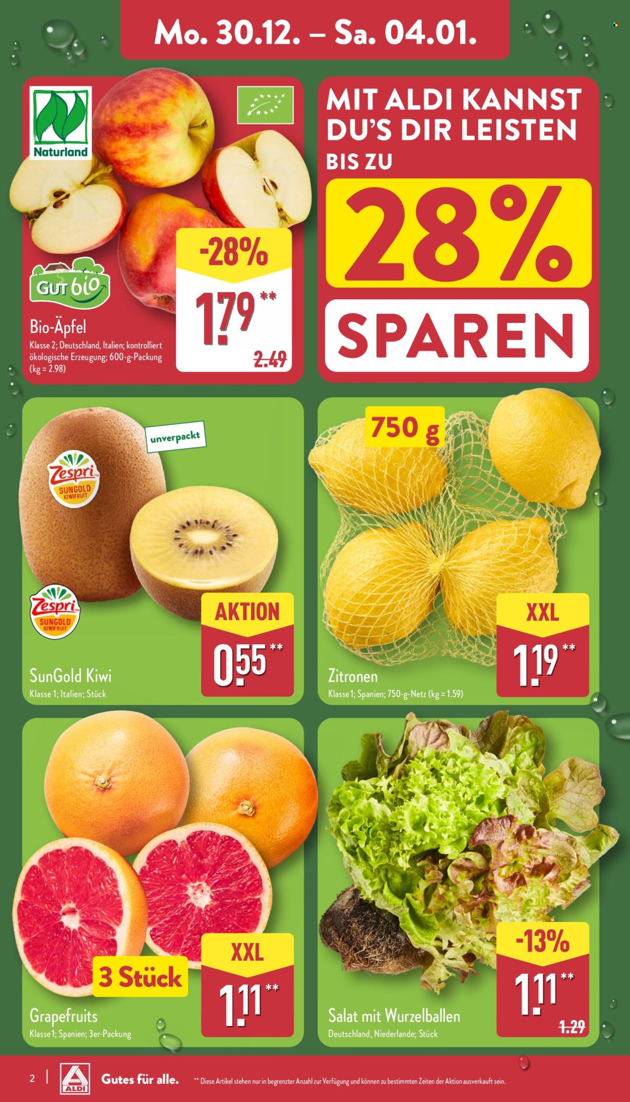ALDI Nord Prospekte  - 30.12.2024 - 4.01.2025. Seite 2