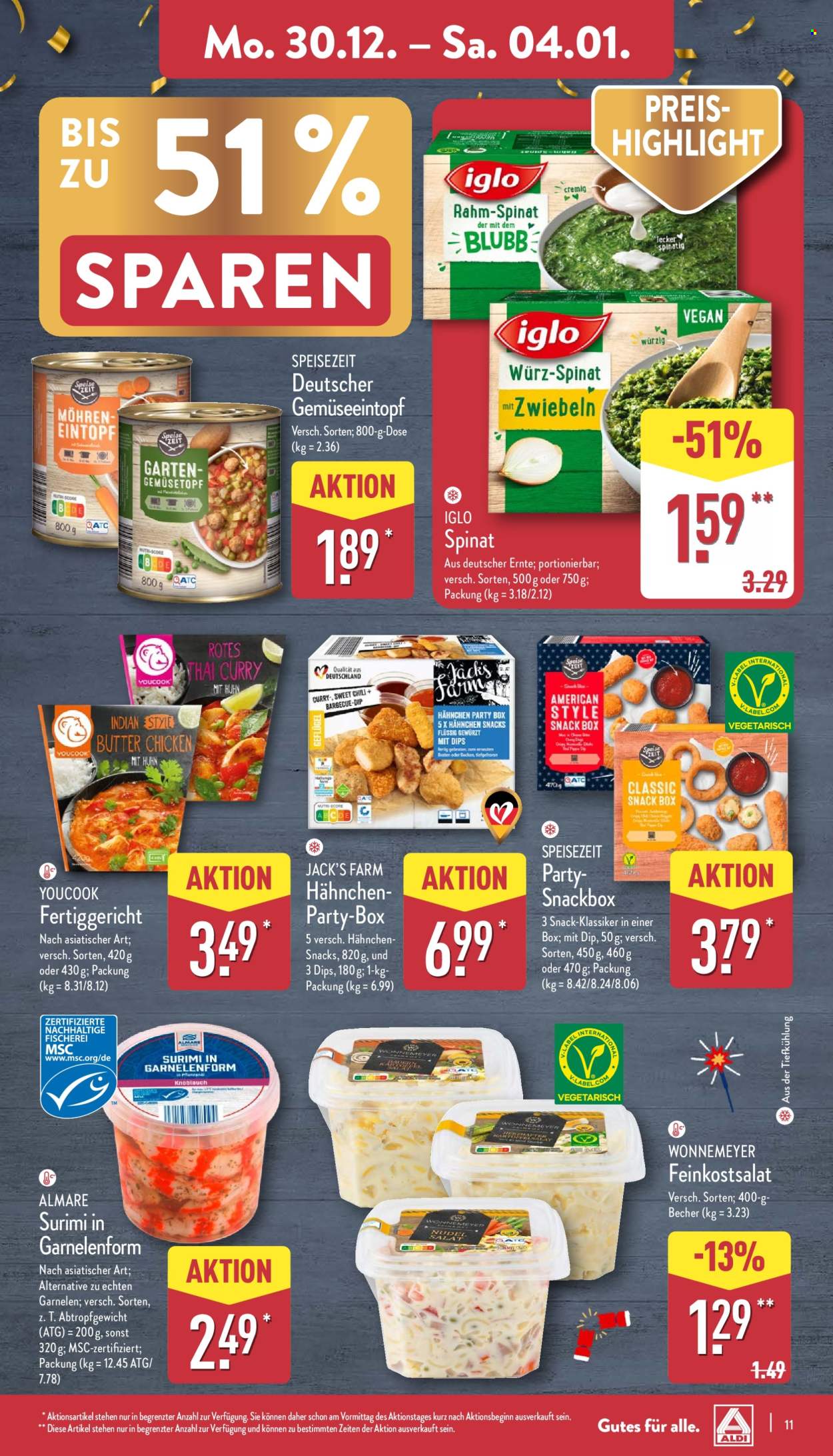 ALDI Nord Prospekte  - 30.12.2024 - 4.01.2025. Seite 11