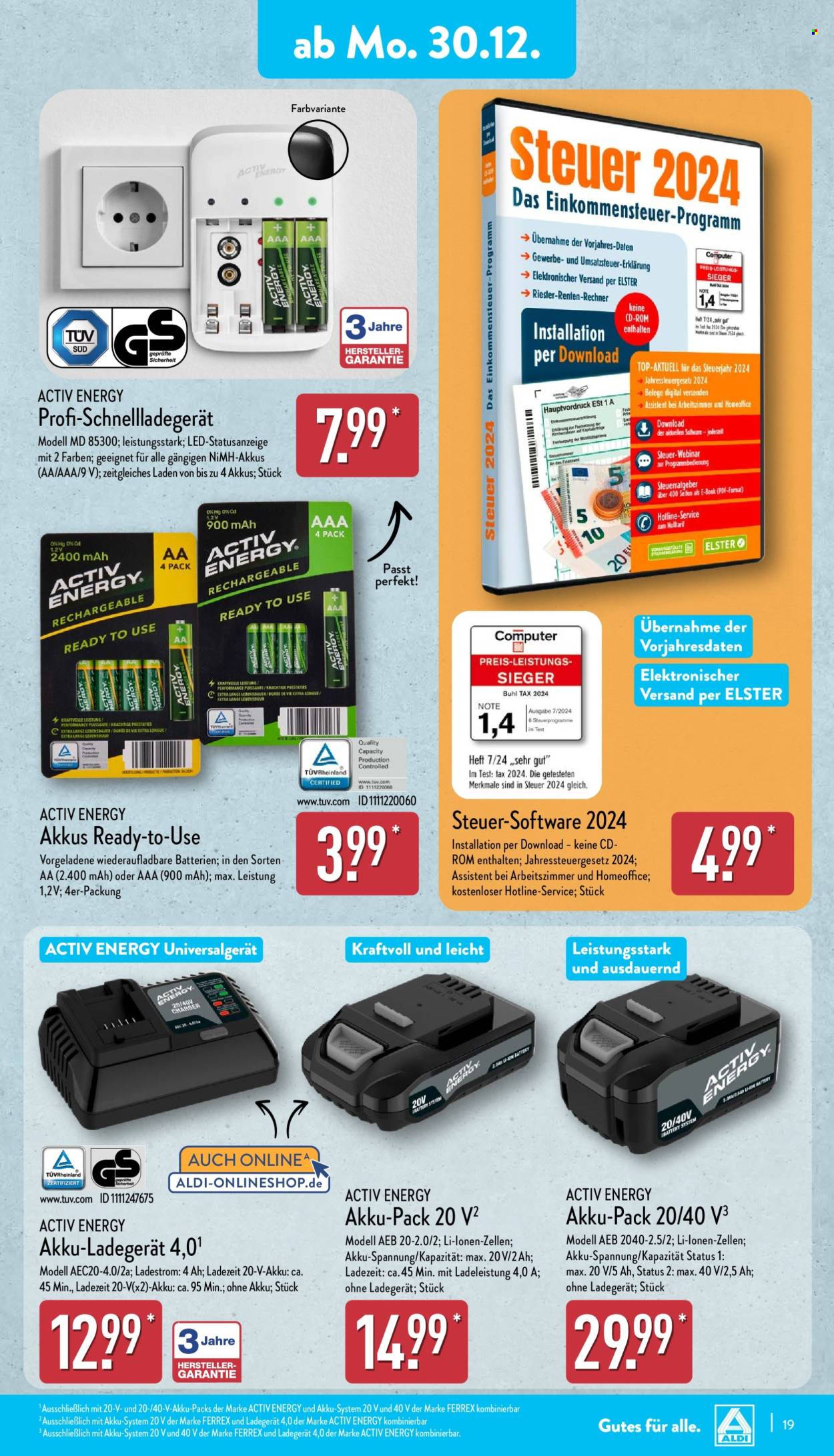 ALDI Nord Prospekte  - 30.12.2024 - 4.01.2025. Seite 19