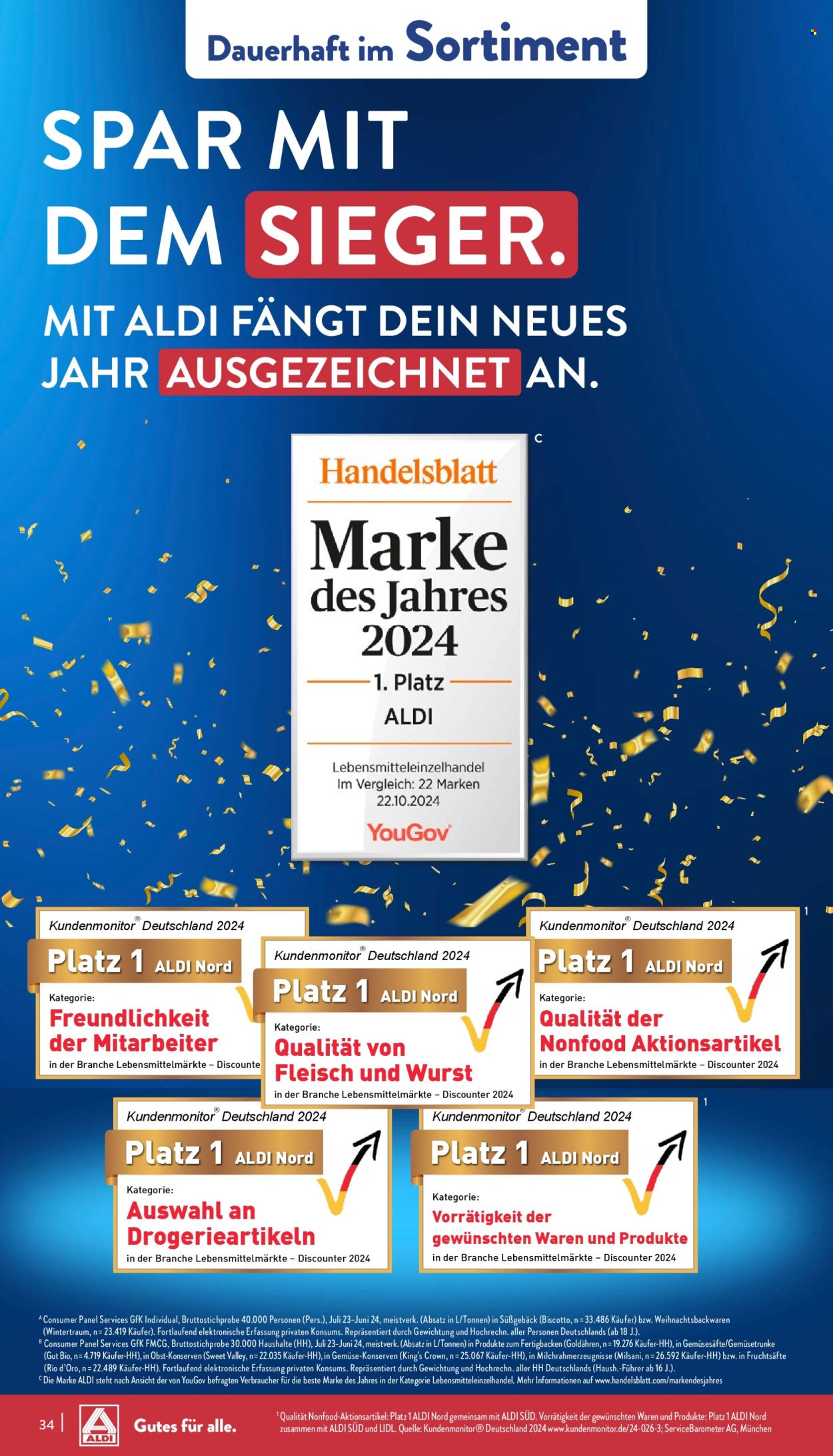 ALDI Nord Prospekte  - 30.12.2024 - 4.01.2025. Seite 34