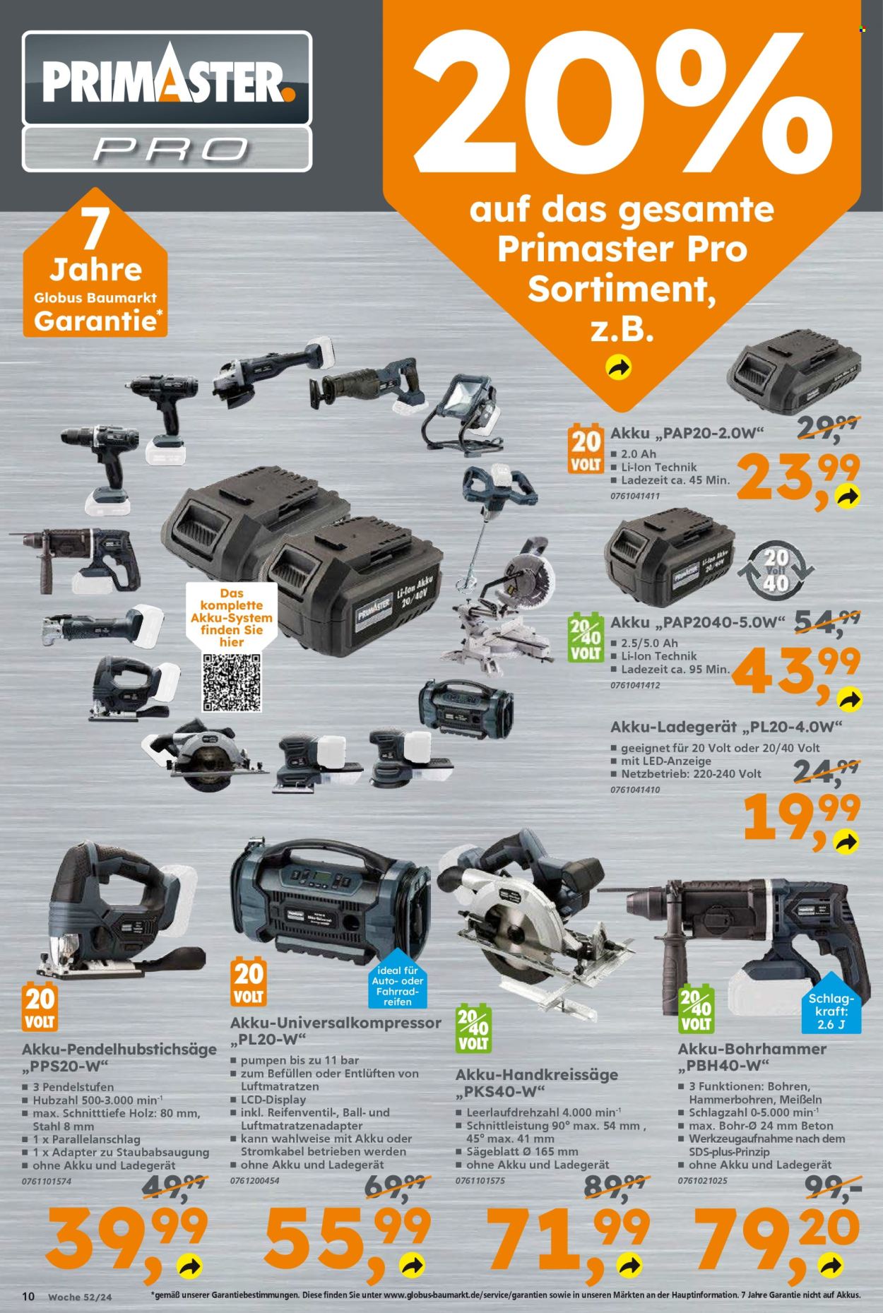 Globus Baumarkt Prospekte  - 23.12.2024 - 28.12.2024. Seite 10