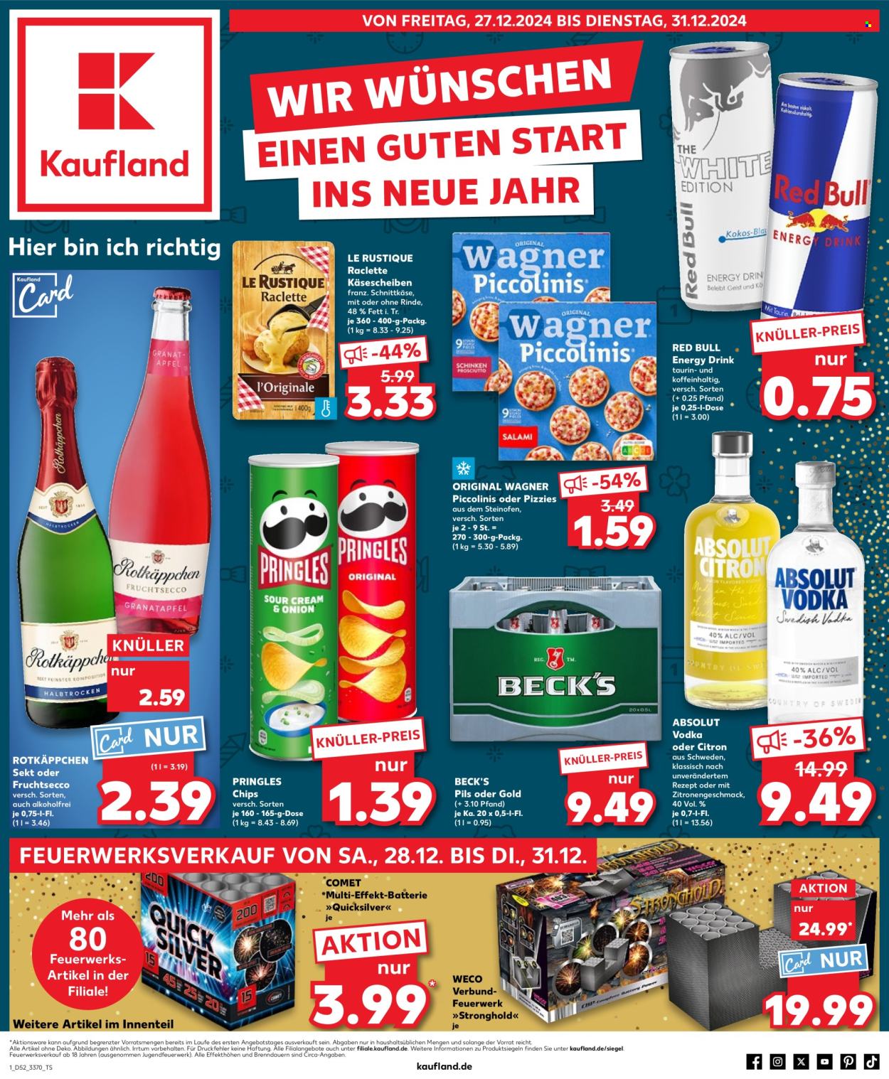 Kaufland Prospekte  - 27.12.2024 - 31.12.2024. Seite 1