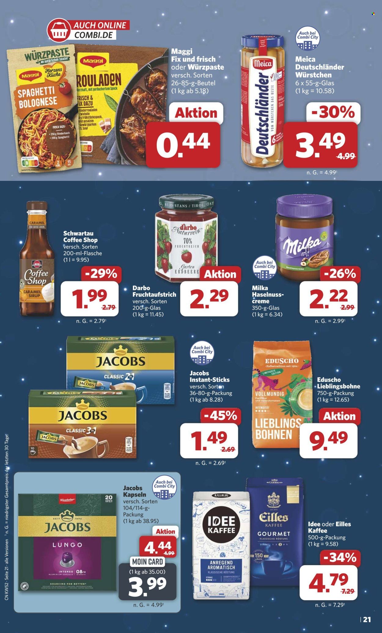 Combi Prospekte  - 23.12.2024 - 31.12.2024. Seite 21