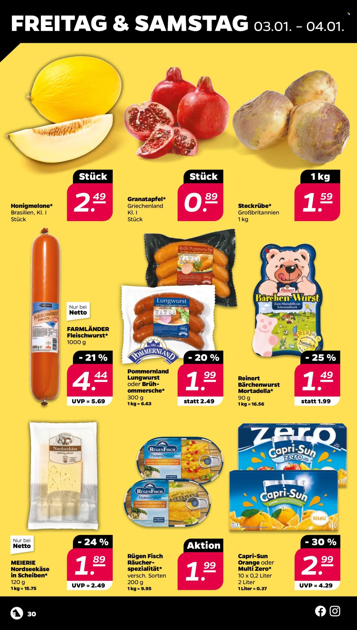 Netto Prospekte  - 30.12.2024 - 4.01.2025. Seite 30
