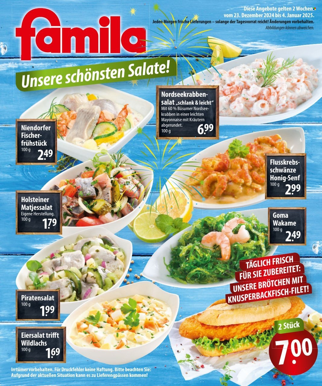 famila Prospekte  - 23.12.2024 - 4.01.2025. Seite 2