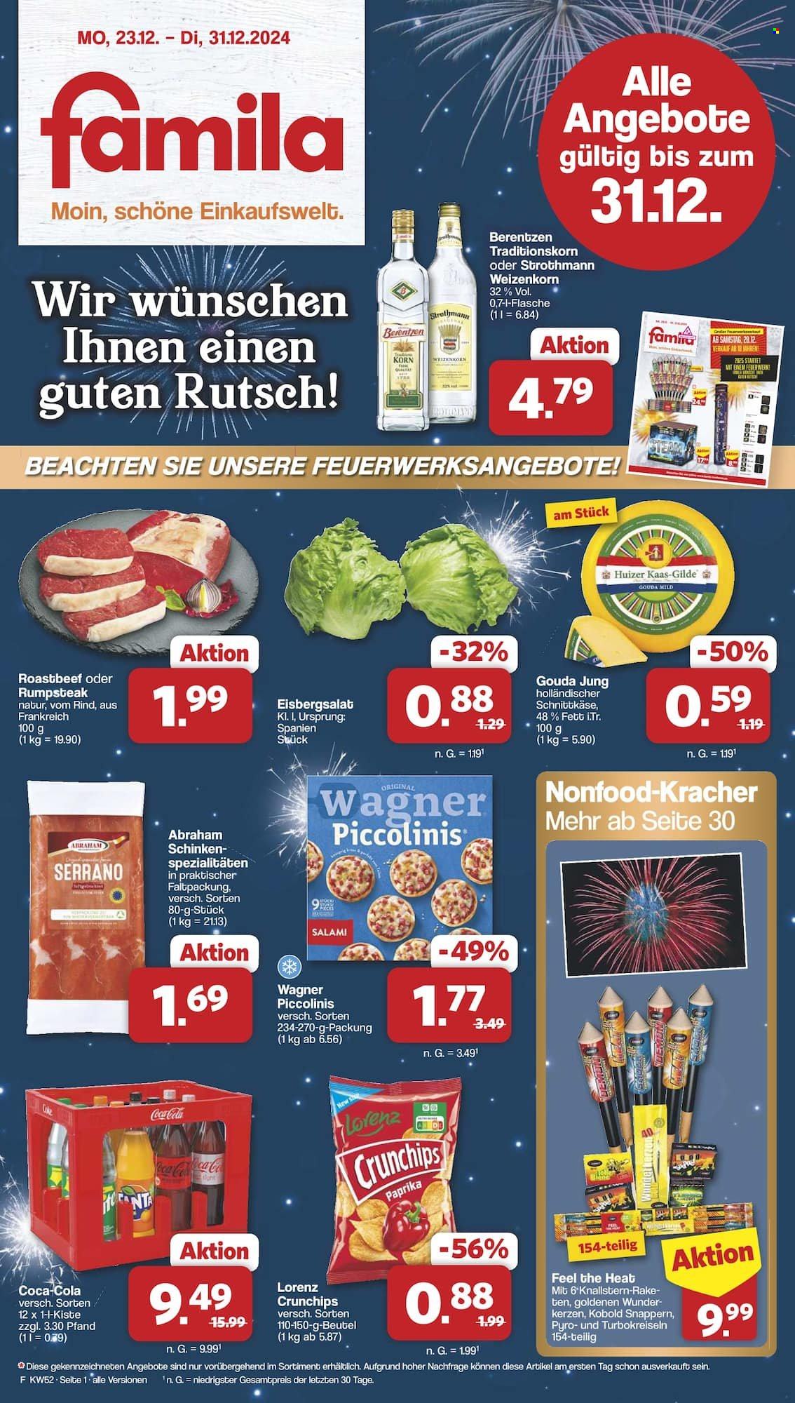 famila Prospekte  - 23.12.2024 - 31.12.2024. Seite 1